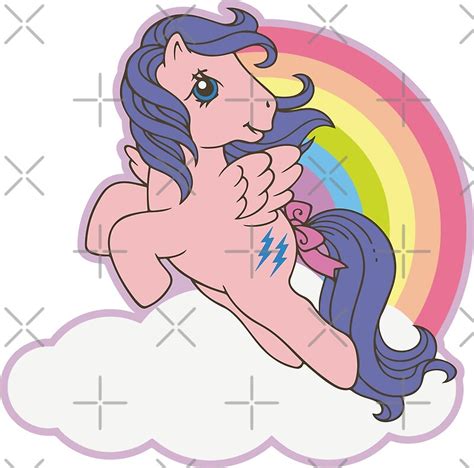 "My Little Pony - 80s" by hellolen | Redbubble