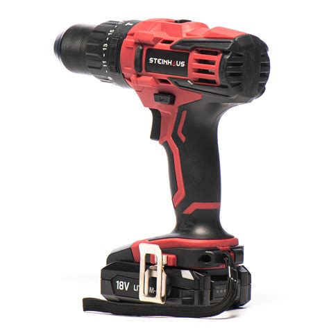 Акумулаторна бормашина Steinhaus 18V 2.0Ah Li-Ion, PRO-CD18M, 50Nm, 2 ...