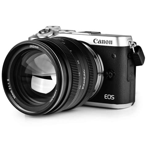 KamLan 50mm F 1 1 II Lens For Canon EOS M Released