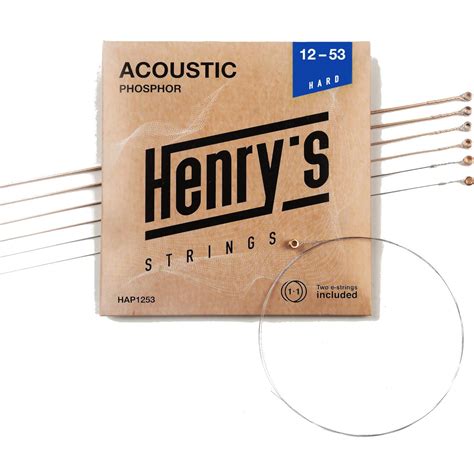 Set Corzi Pentru Chitara Acustica Henry S Strings Hard Emag Ro