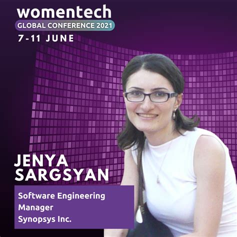 Jenya Sargsyan Speaking at Women in Tech Global Conference 2025