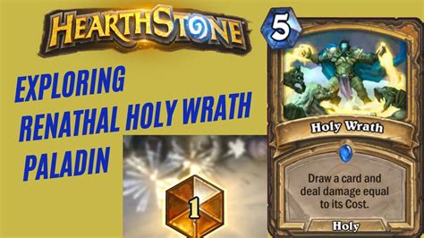 Renathal Holy Wrath Paladin Can Beat You Wild Hearthstone YouTube