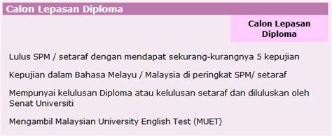 Syarat Kelayakan Uitm Degree Heather Ogden