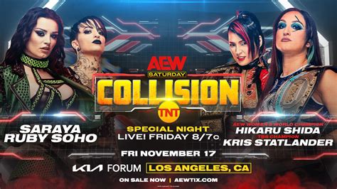 Aew Collision Match Card And Preview