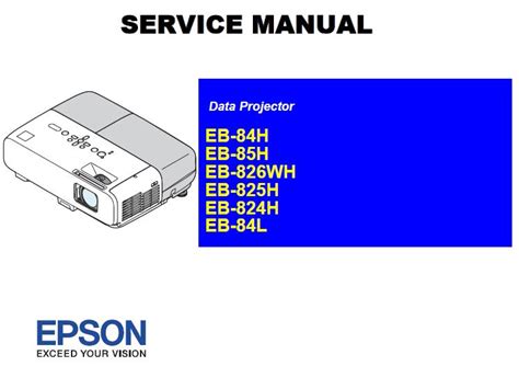 Epson Eb 84h Eb 84l Eb 85h Eb 824h Eb 825h Eb 826wh Service Manual