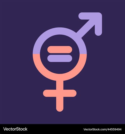 Men And Women Symbol Gender Equality Symbol Women Vector Image