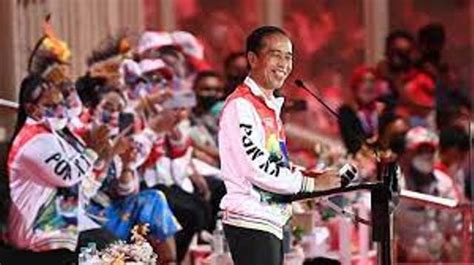 Presiden Jokowi Tutup Pekan Paralimpik Nasional Xvi Papua Mimbar Rakyat