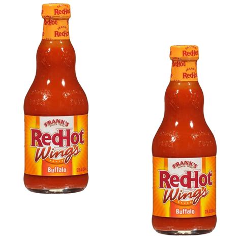 Frank S 2 PACK RedHot Kosher Buffalo Wings Hot Sauce 12 Fl Oz Bottle Walmart