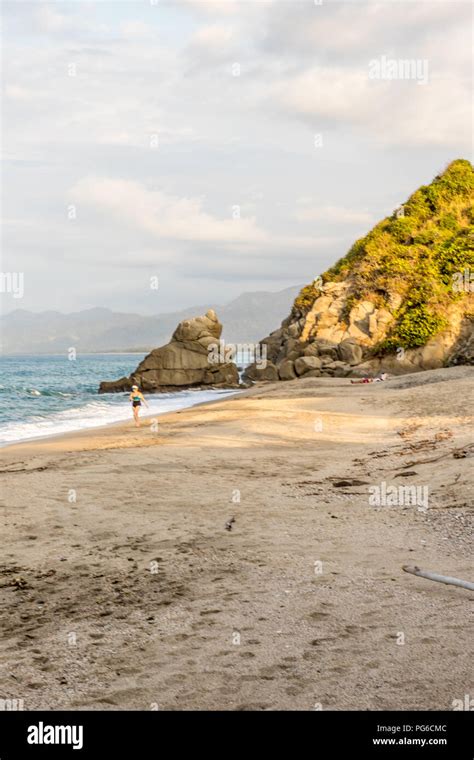 A Typical View In Santa Marta In Colombia Stock Photo Alamy