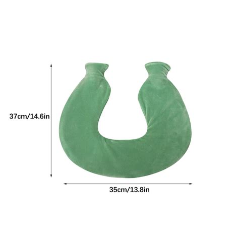 Best Discount U Shaped Hot Water Bottle With Soft Cover 1L Hot Water Bag For Pain Relief Neck
