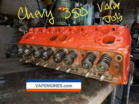 1969 Chevy 350 Cylinder Head After A Valve Job Chevy350 Valvejob