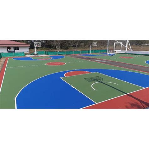 As Per Requirement Synthetic Basketball Court Flooring at Best Price in ...