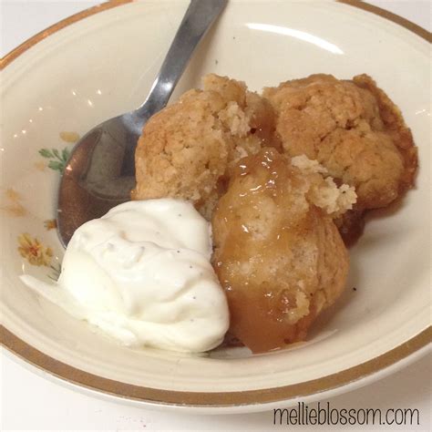 Recipe Brown Sugar Dumplings With Vanilla Cream Mellie Blossom