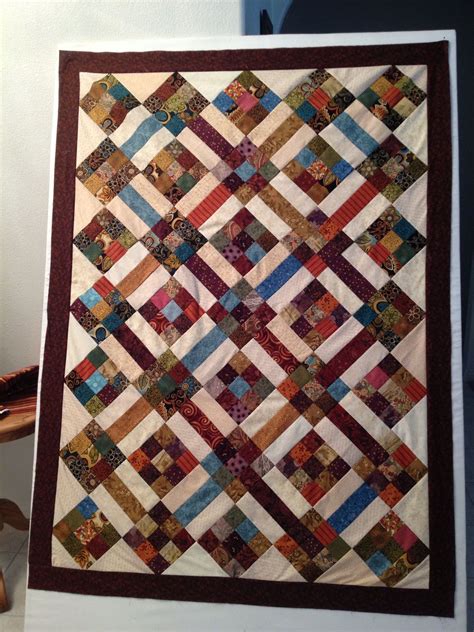 Rail Fence And Nine Patch Patch Quilt Scrap Quilt Patterns