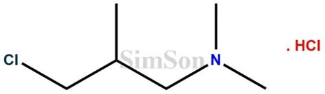 3 Dimethylamino 2 Methylpropyl Chloride Hydrochloride CAS No 4261 67