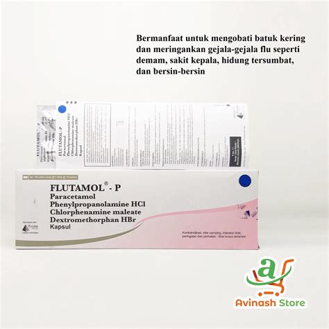 Jual FLUTAMOL P MENGATASI BATUK PILEK DISERTAI DEMAM STRIP ISI 10