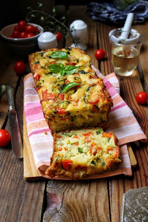 Plumcake Salato Con Peperoni Zucchine E Mozzarella I Sapori Di Casa