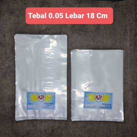 Jual Plastik Pp Bening Mjp Tebal Uk X X Shopee Indonesia