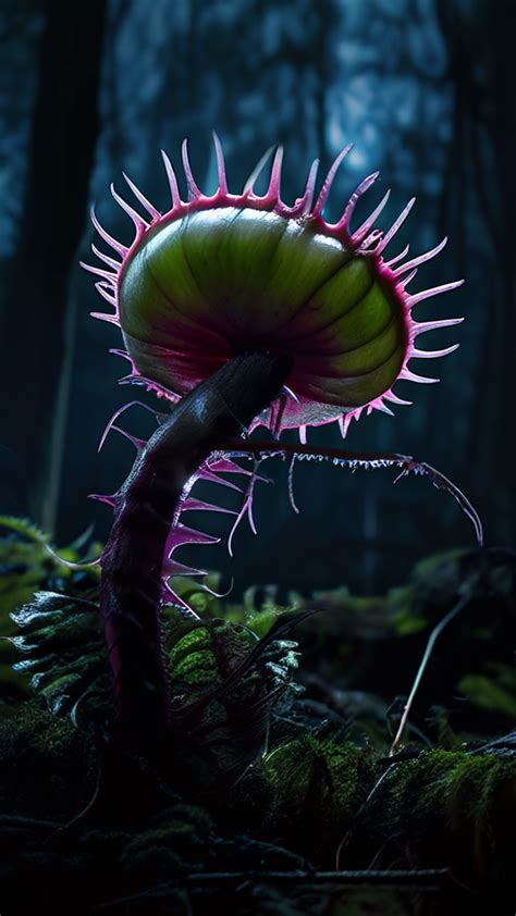 Gigantic Venus Flytrap As A Carnivore Plant Monster By Adultswim