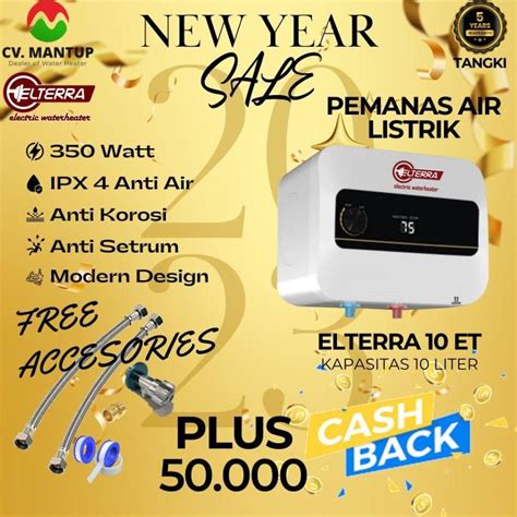 Jual Pemanas Air Listrik Instan Water Heater Handal Elterra Et Liter