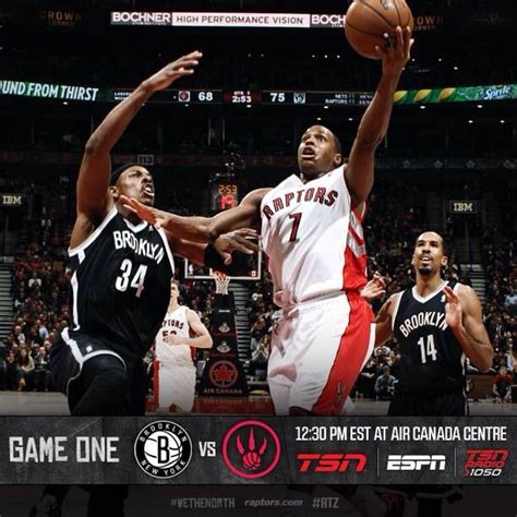 Toronto Raptors Vs Brooklyn Nets Round Of The Nba Playoffs