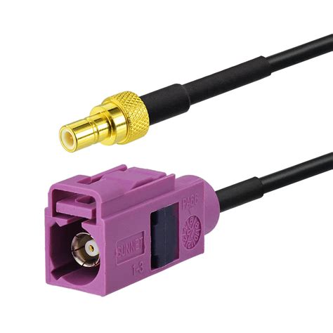 Fakra Code H Female To Smb Male Adapter Cable Cm Vehicle Car