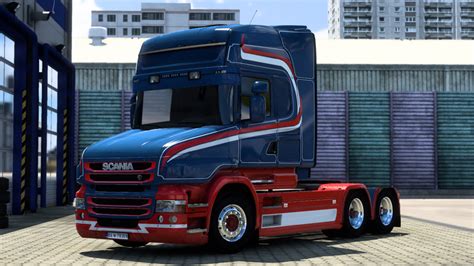 Ets2 Scania T Cab Simple Paintable Skin Pack