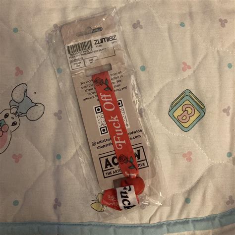 Fuck Off Zumies Collection Bracelet Depop