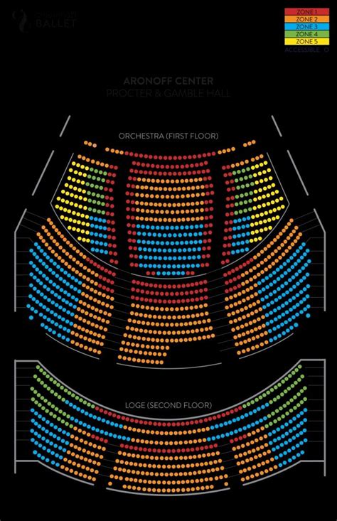 aronoff center seating chart | Seating charts, Seating, Chart