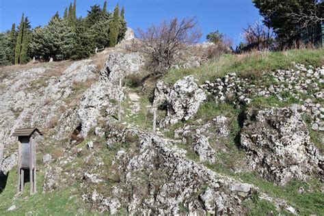 Bojano Molise Italia De Enero De Ruinas Del Castillo De