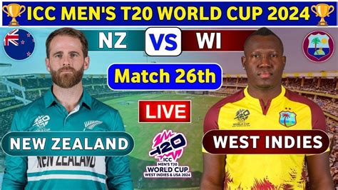 🔴live Wi Vs Nz Live Match West Indies Vs New Zealand T20 Wc 2024