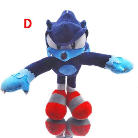 Sonic The Hedgehog Plush Knuckles Silver Tails Stuffed Teddy Bear Soft