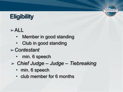 Toastmasters International Officer Training Speech Contest