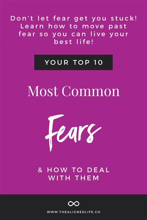 Your 10 Most Common Fears & How To Deal With Them - The Aligned Life