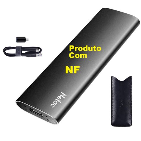 Ssd Externo 1TB Ou 500Gb Z Slim Usb 3 2 Netac PC Ps5 Ps4 Xbox Series