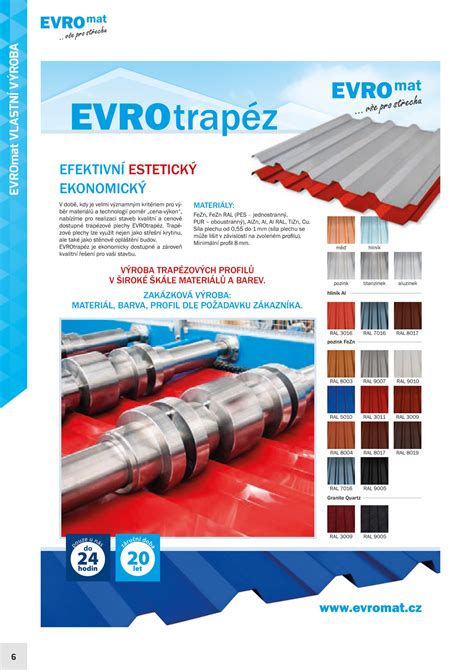 Katalog produktů EVROmat: Těžká práce, dobrý výsledek