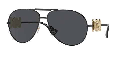 Versace Ve2249 126187 Sunglasses Black Visiondirect Australia