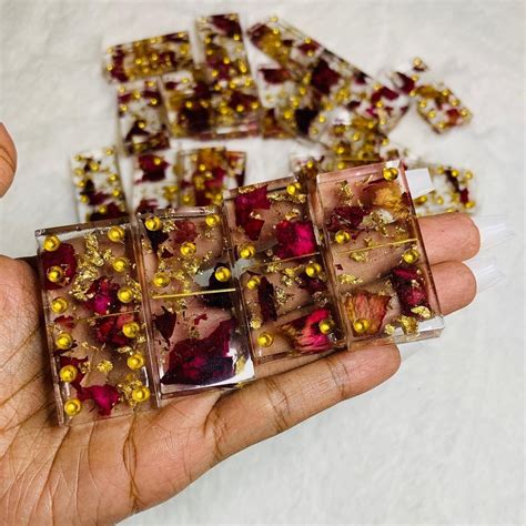 Handmade Rose Petal Dominoes