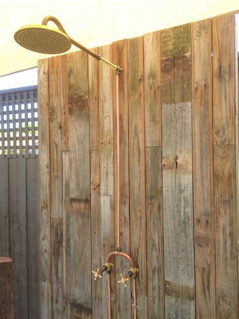 Copper Outdoor Shower