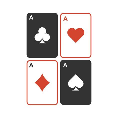 Playing card games icon logo design 17733415 Vector Art at Vecteezy