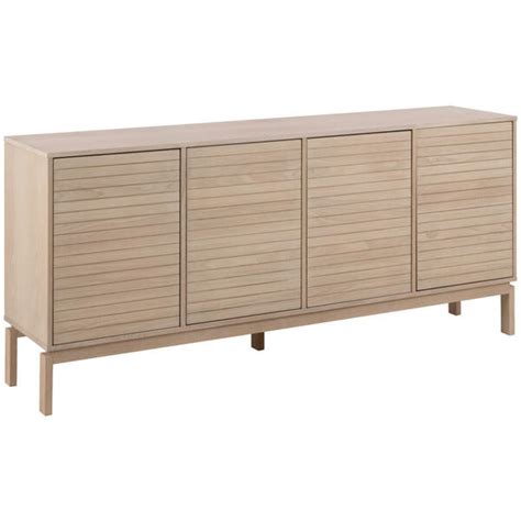 Livetastic Sideboard Weiß Holzwerkstoff Eiche massiv massiv