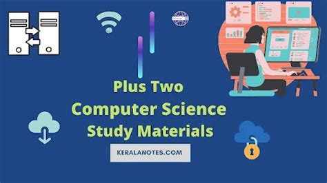 Plus Two Computer Science Study Notes Pdf Download Keralanotes