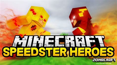 Speedster Heroes Mod The Flash Para Minecraft 1 12 2 1 10 2 1 8 9