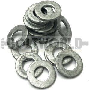 M Mild Steel Form A Flat Washers Hot Dip Galvanised Din Bolt