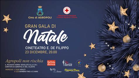 Agropoli al cineteatro De Filippo il Gran Galà di Natale allinsegna