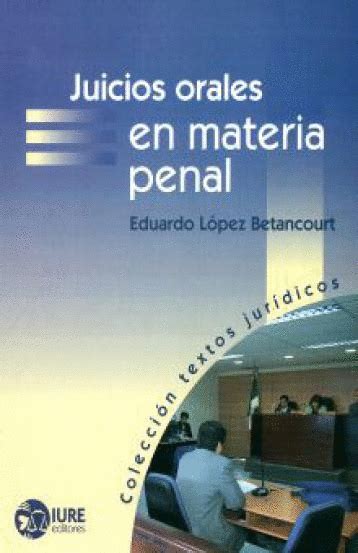 Juicios Orales En Materia Penal Librería León