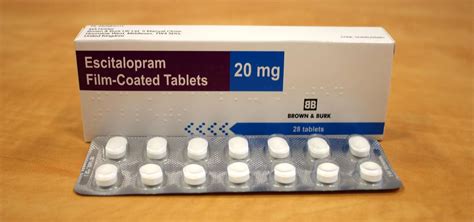 Escitalopram Tablet Brown Burk UK