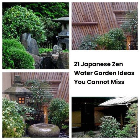 21 Japanese Zen Water Garden Ideas You Cannot Miss | SharonSable