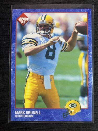 1993 Collectors Edge Mark Brunell RC 257 Rookie Packers Jaguars EBay