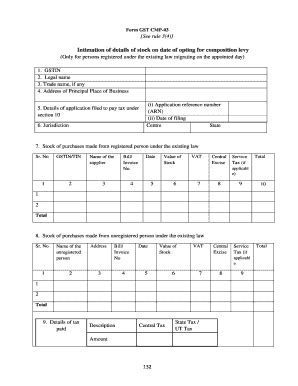 Fillable Online Form Gst Cmp Fax Email Print Pdffiller